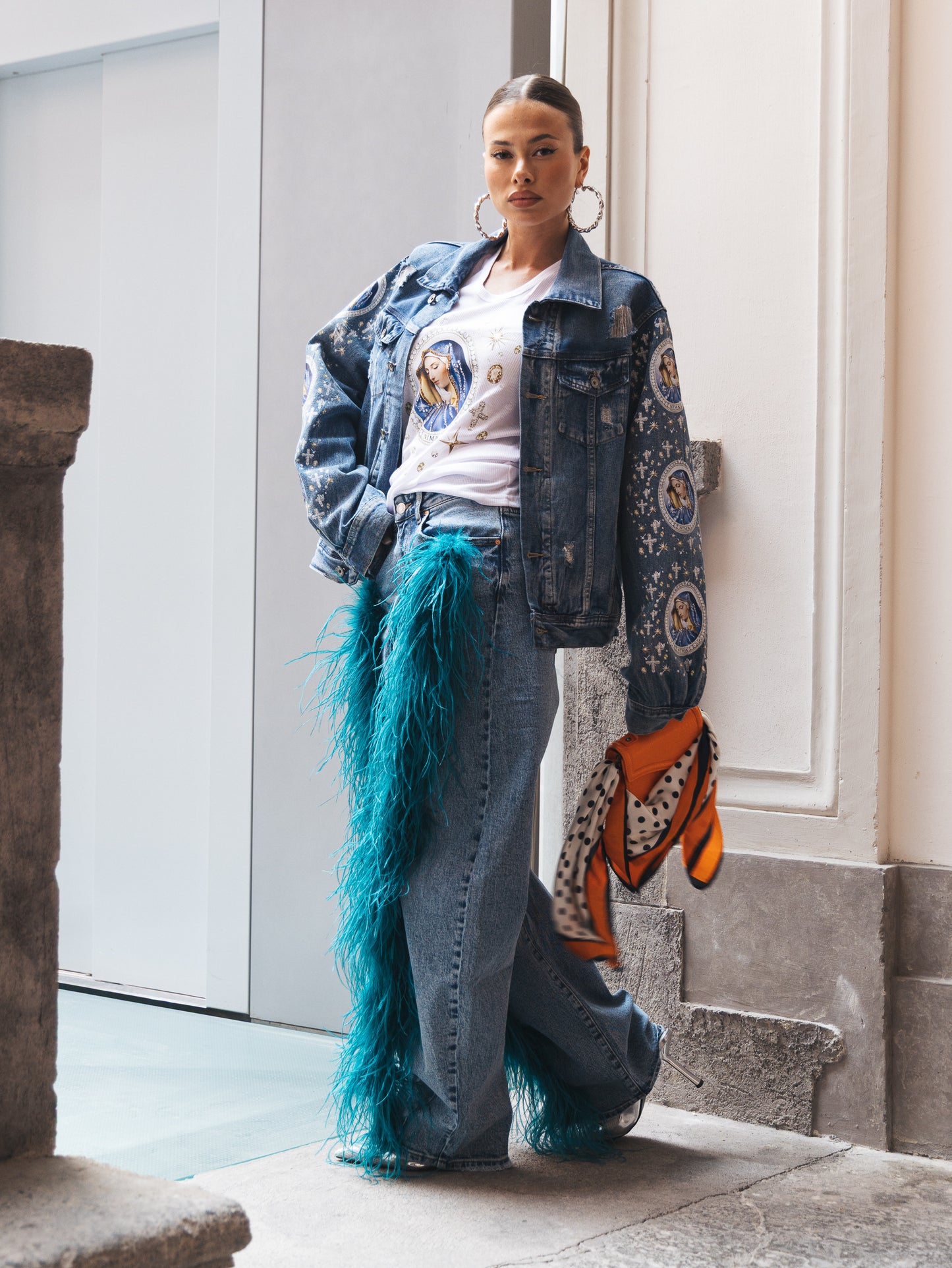 Giubbotto Denim mistic