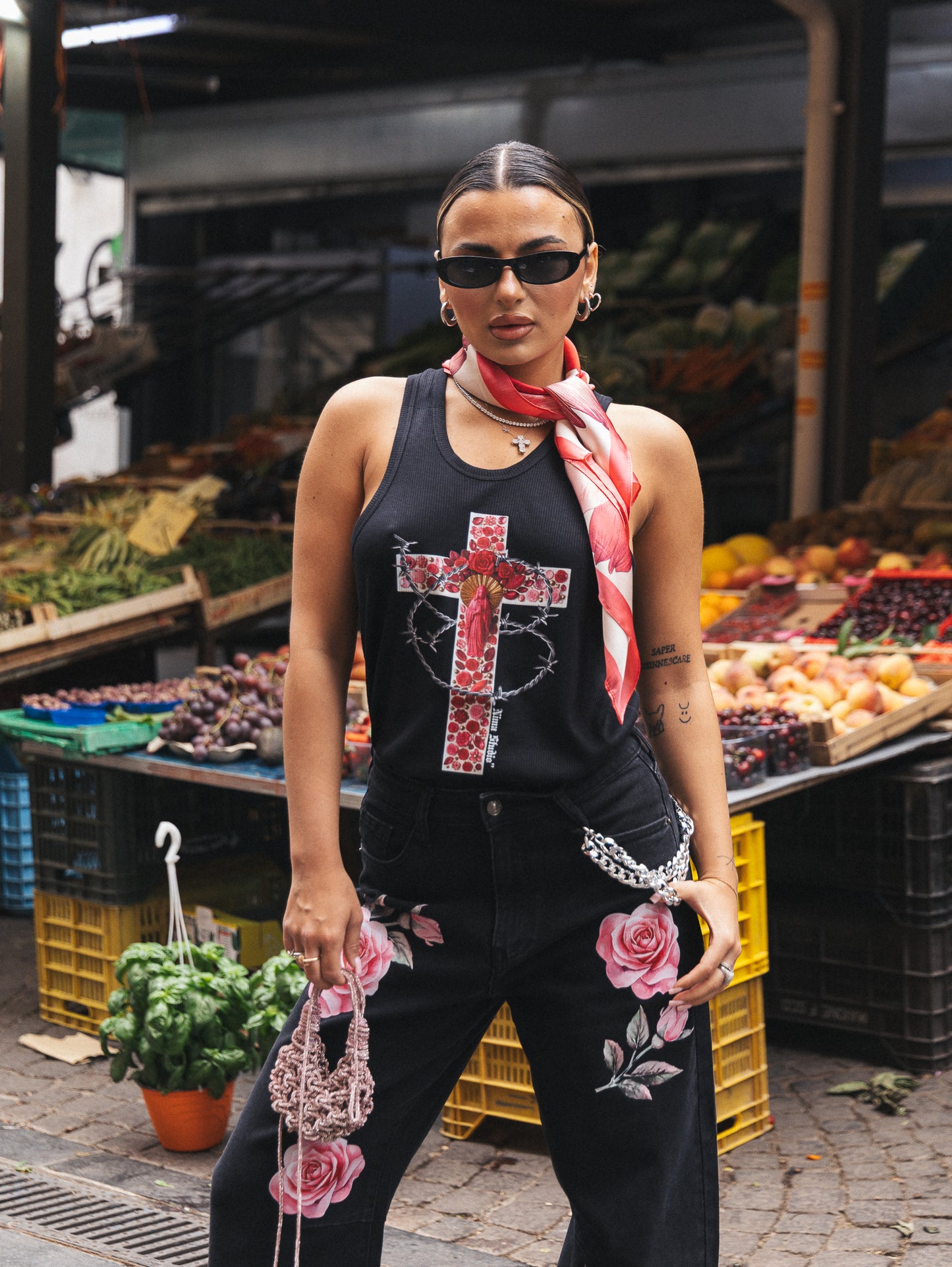 Canotta “croce rosa