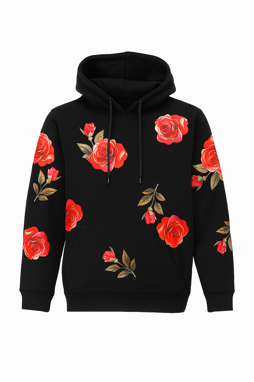 Felpa rose con cappuccio