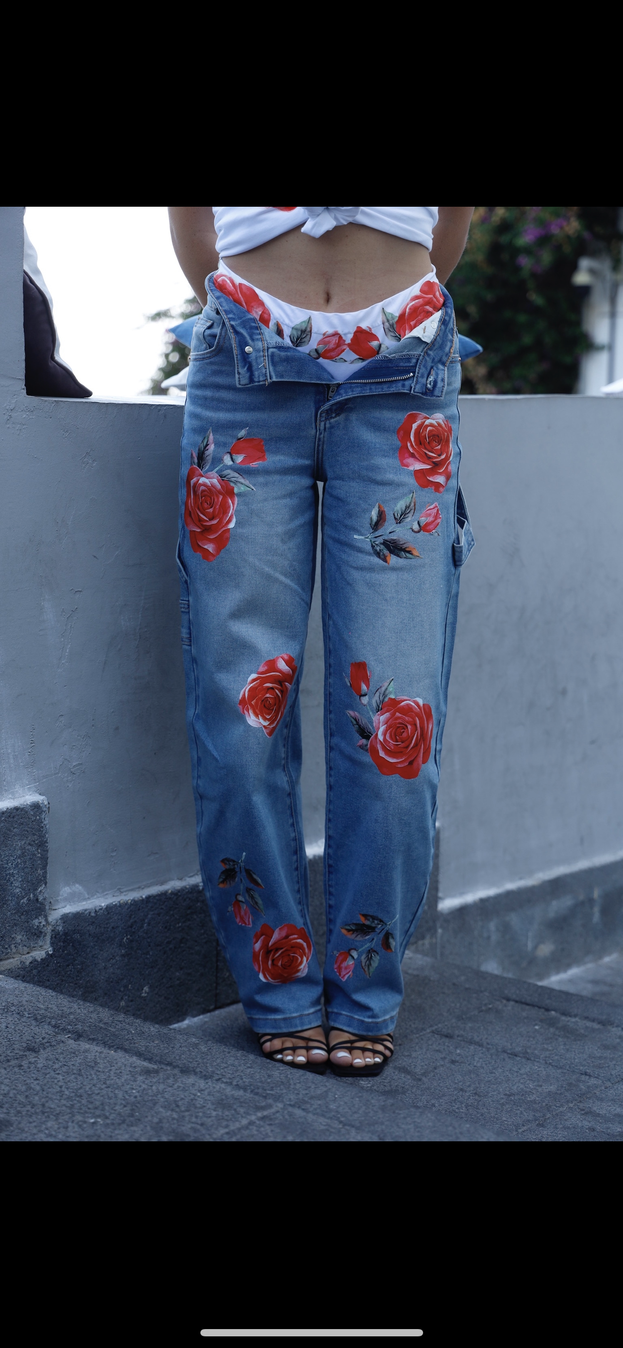 Ballon “rose denim