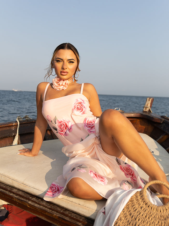 Rose beachwear