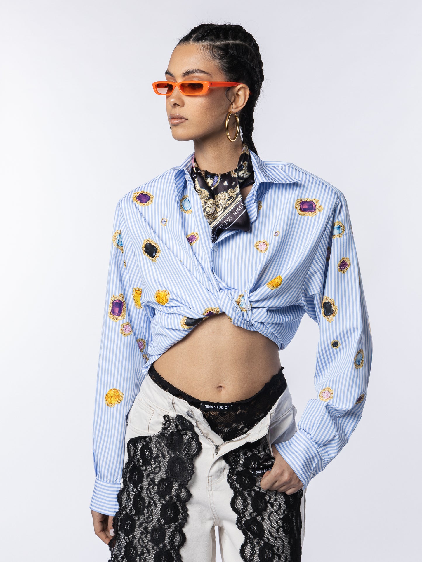 Camicia righe Divine Attitude