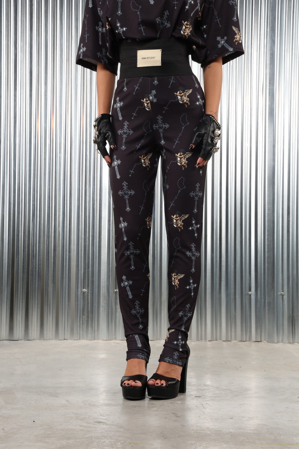 Leggins sacra pattern angeli