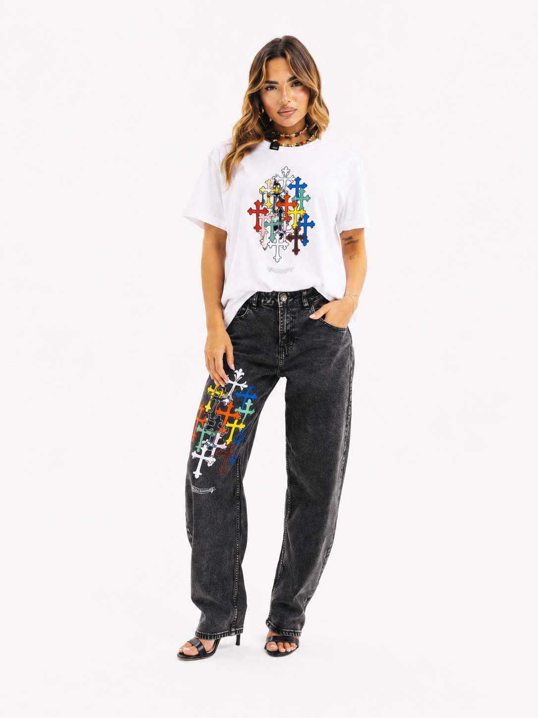 T-shirt soy santa croci blu
