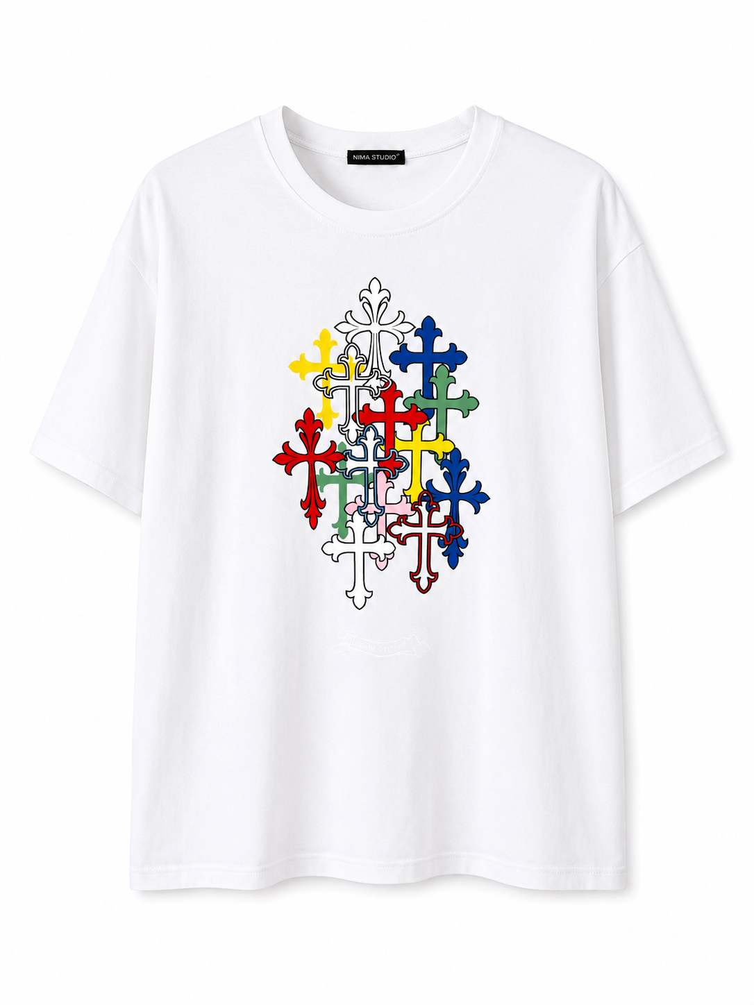 T-shirt soy santa croci blu