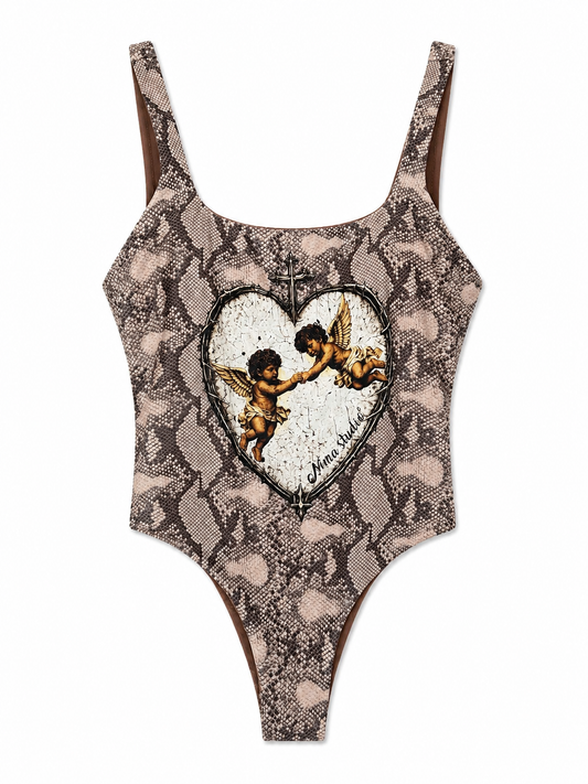 Costume con abito animalier