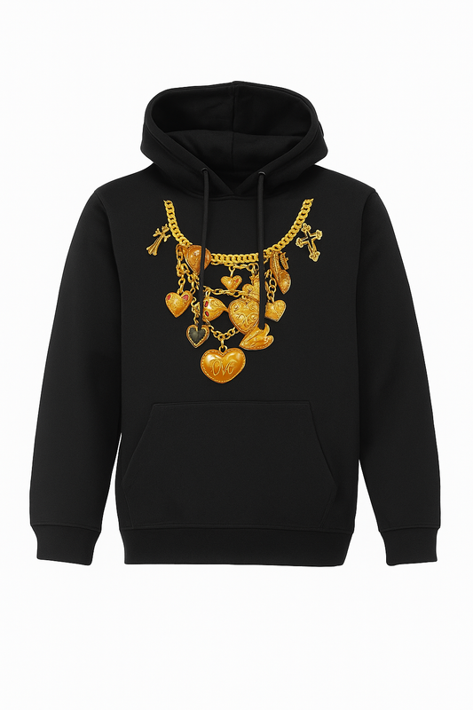 Felpa Gold con cappuccio