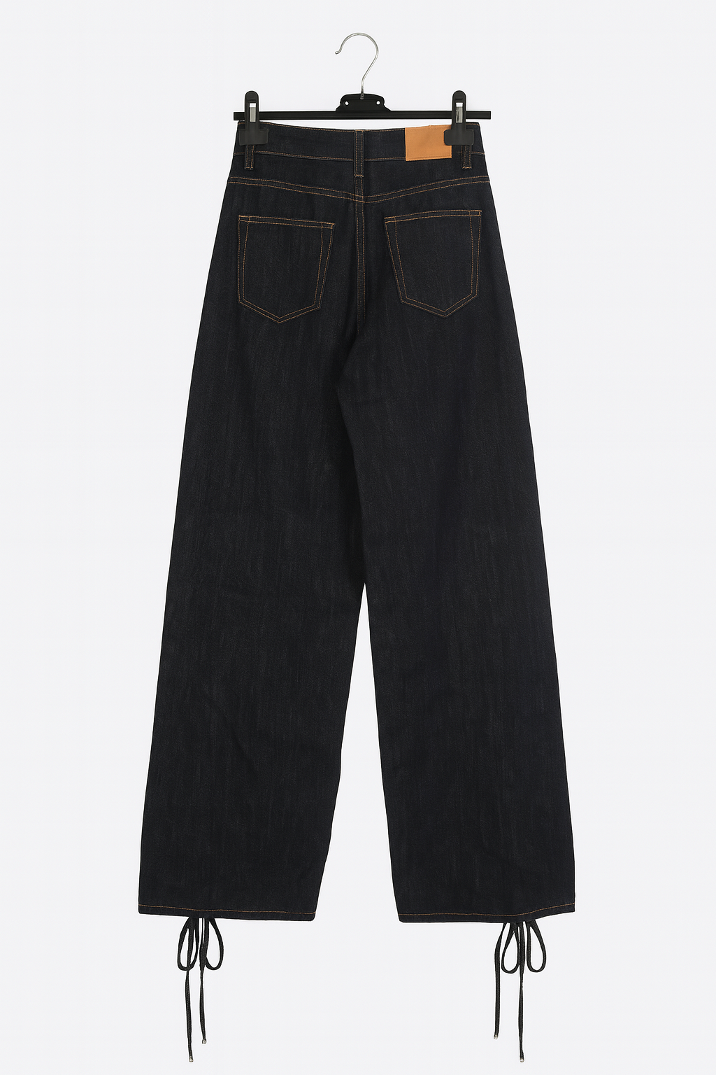 Denim stringato lavaggio zero