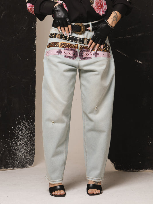 Denim soy santa cinture