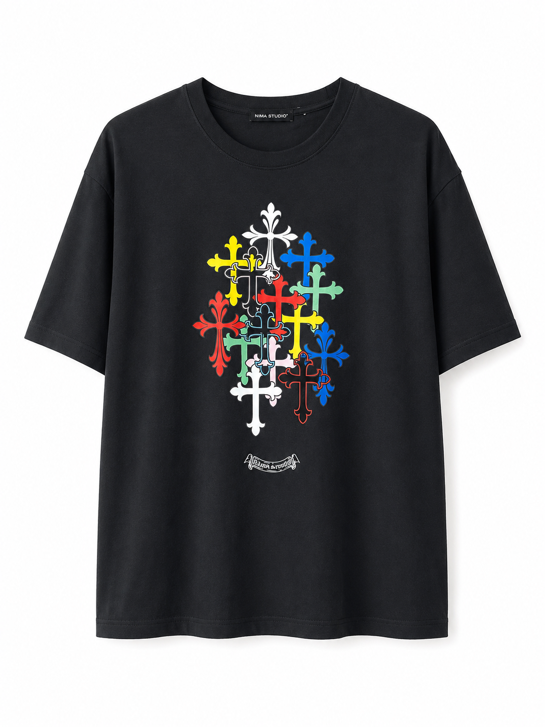 T-shirt soy santa croci blu