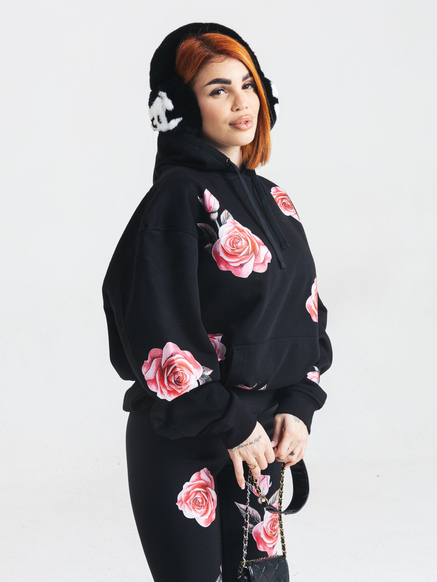 Box rose felpa + leggins