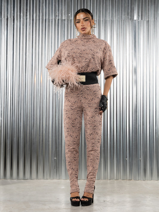 Leggins sacra in pizzo