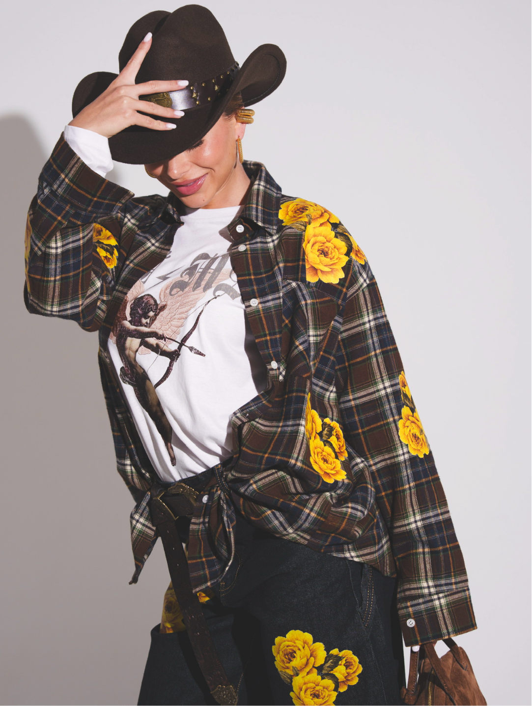 Camicia in flanella stampa 3D