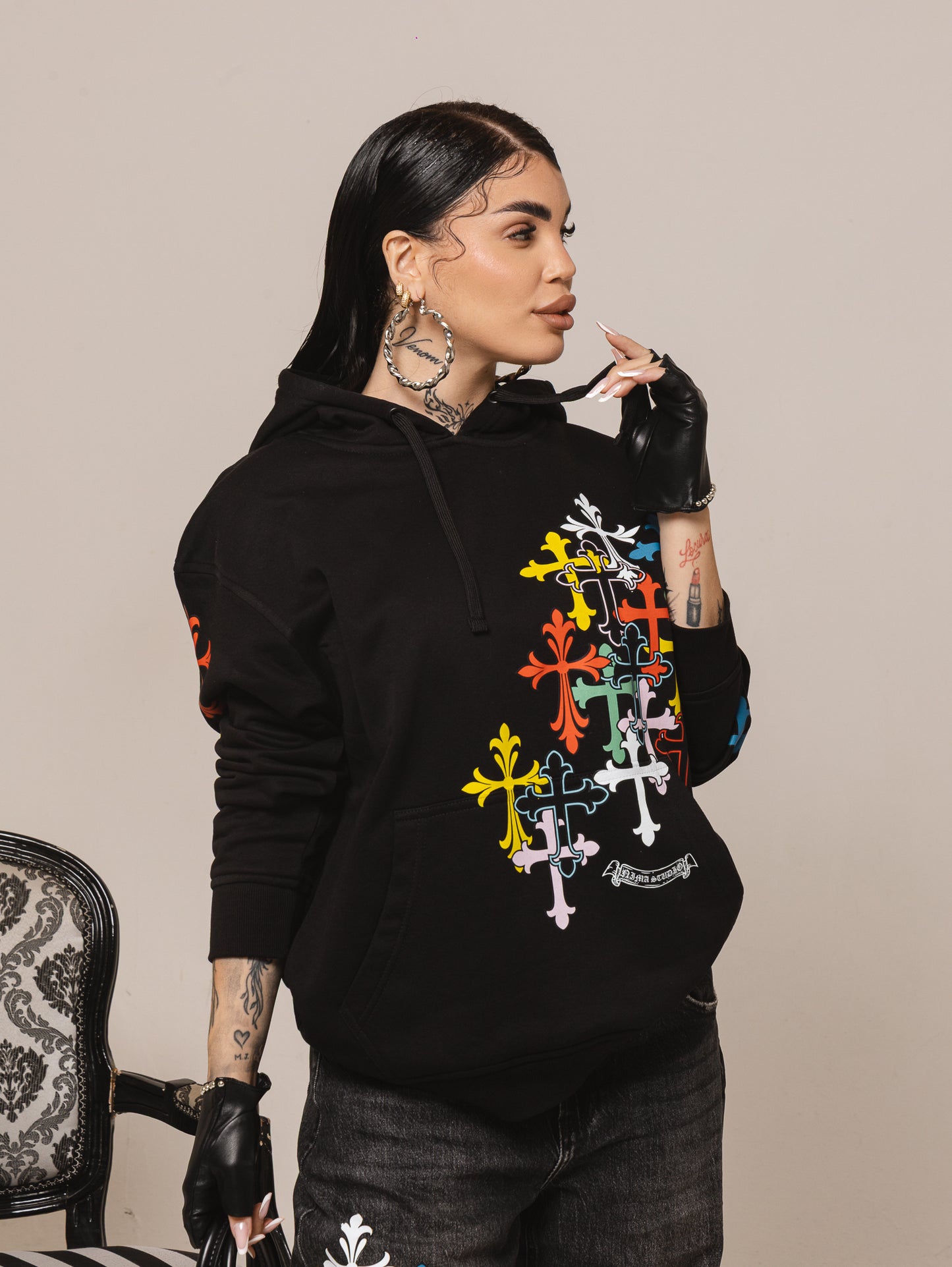 Felpa croci soy santa