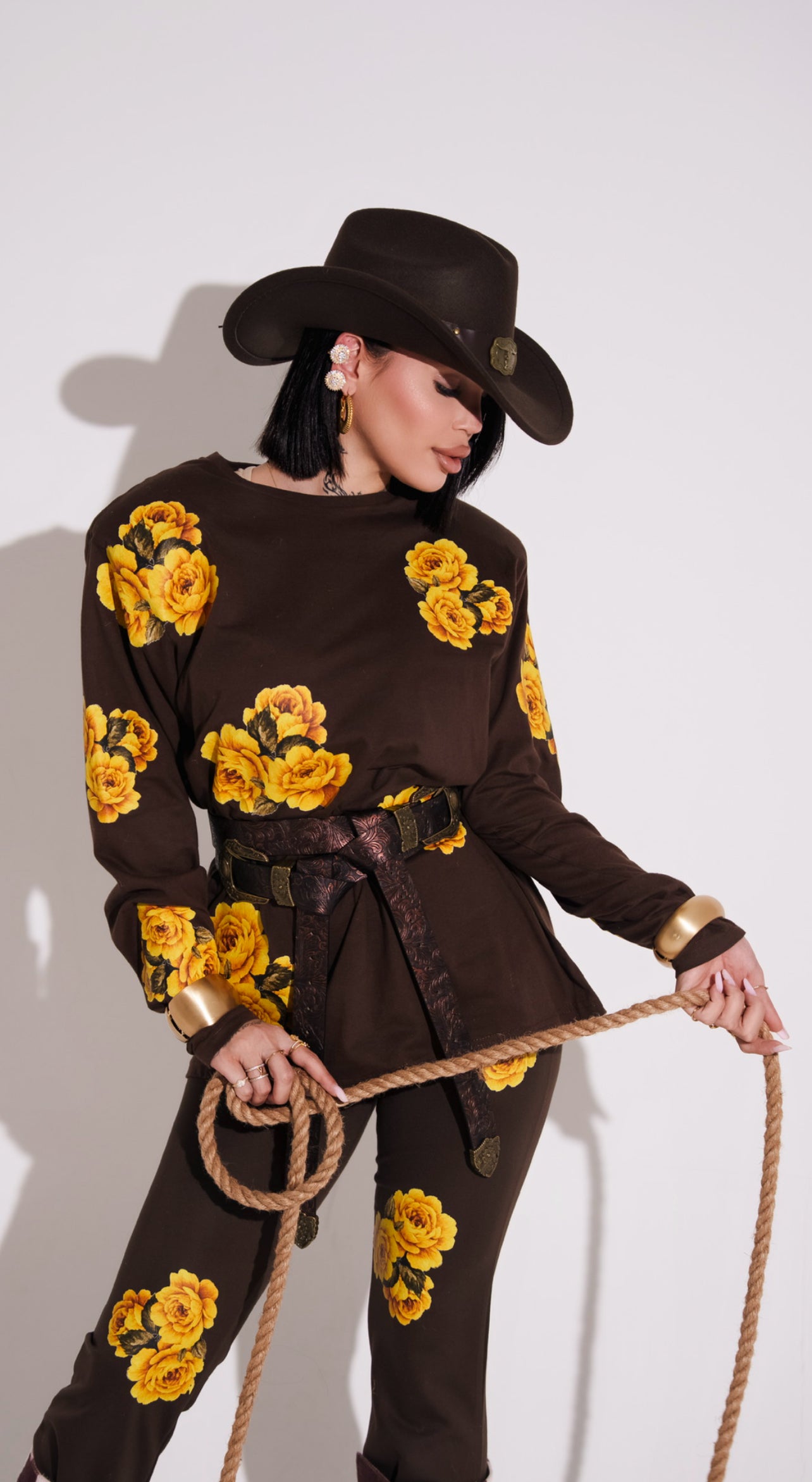 T-shirt manica lunga stampa 3D