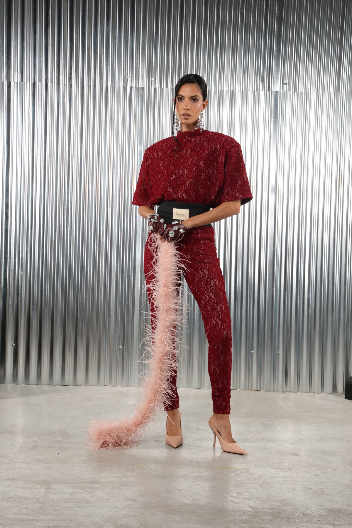 Leggins sacra in pizzo