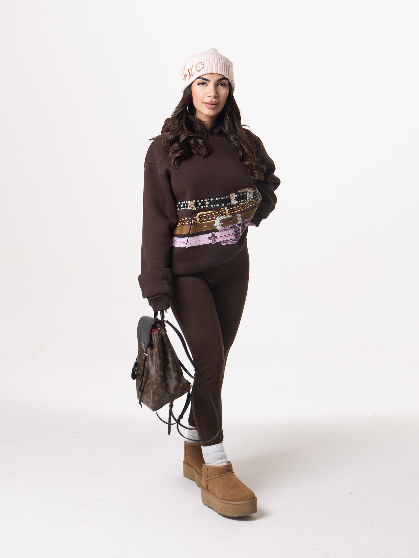 Box felpa cinture + leggins