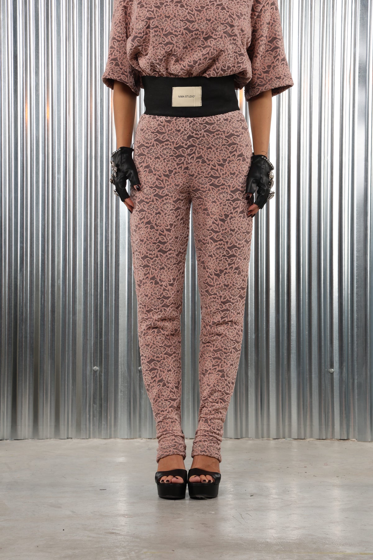 Leggins sacra in pizzo