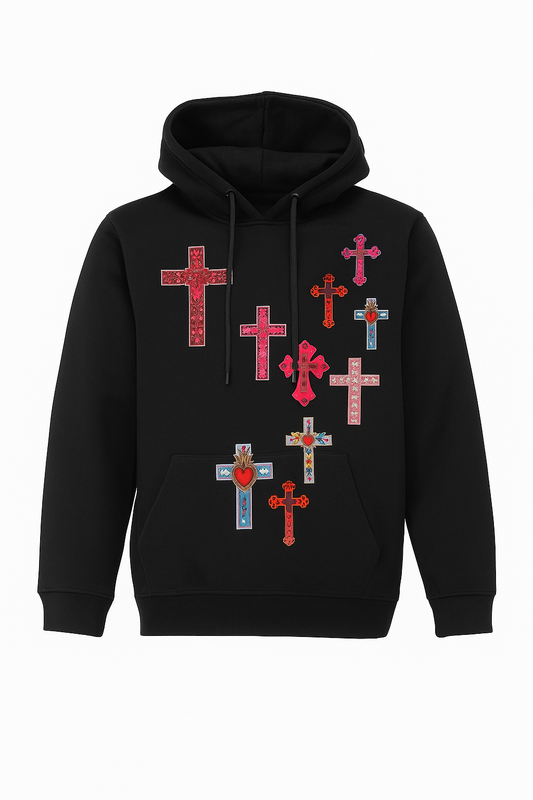 Felpa amen con cappuccio