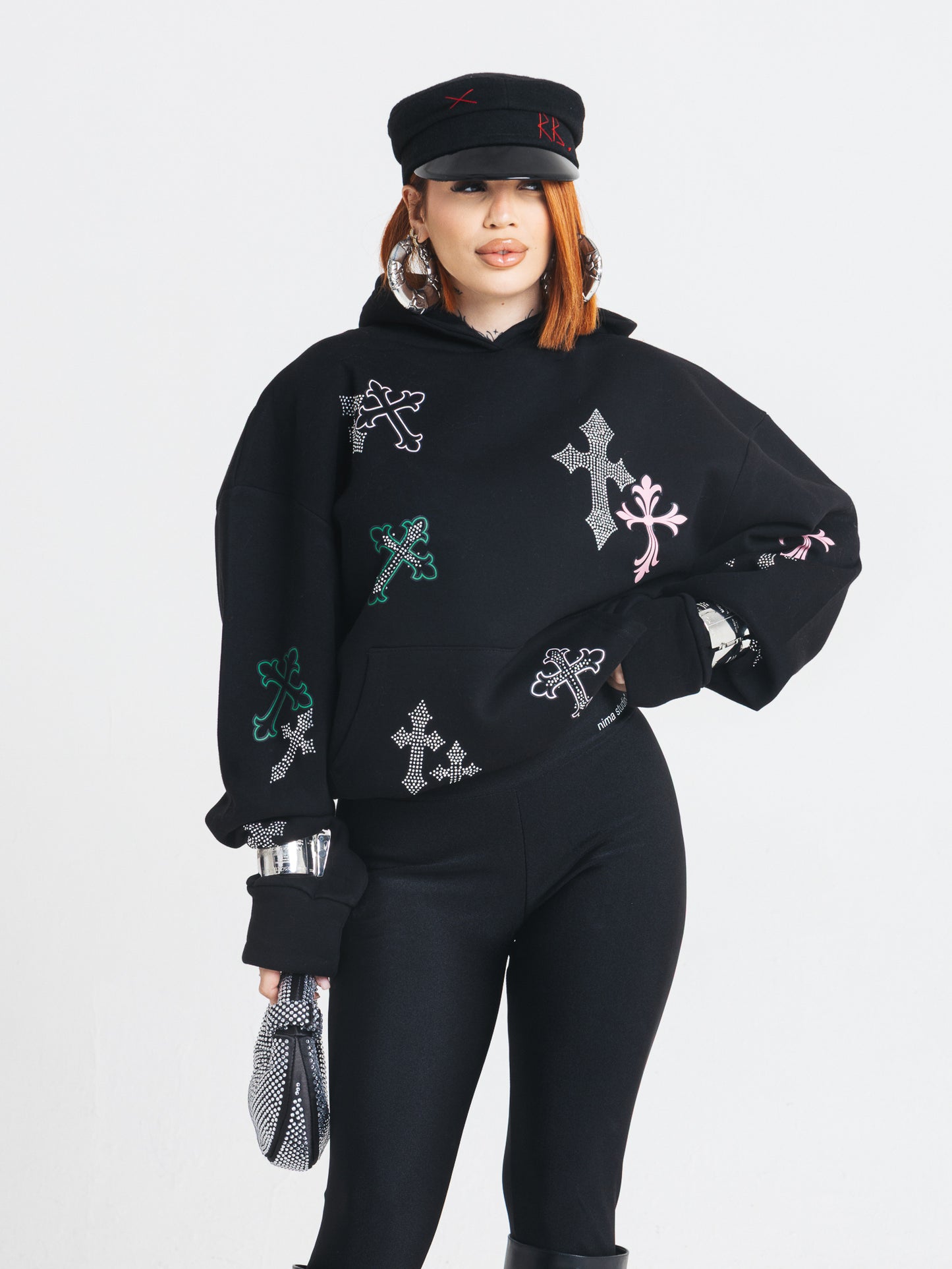 Box croci strass felpa + leggins