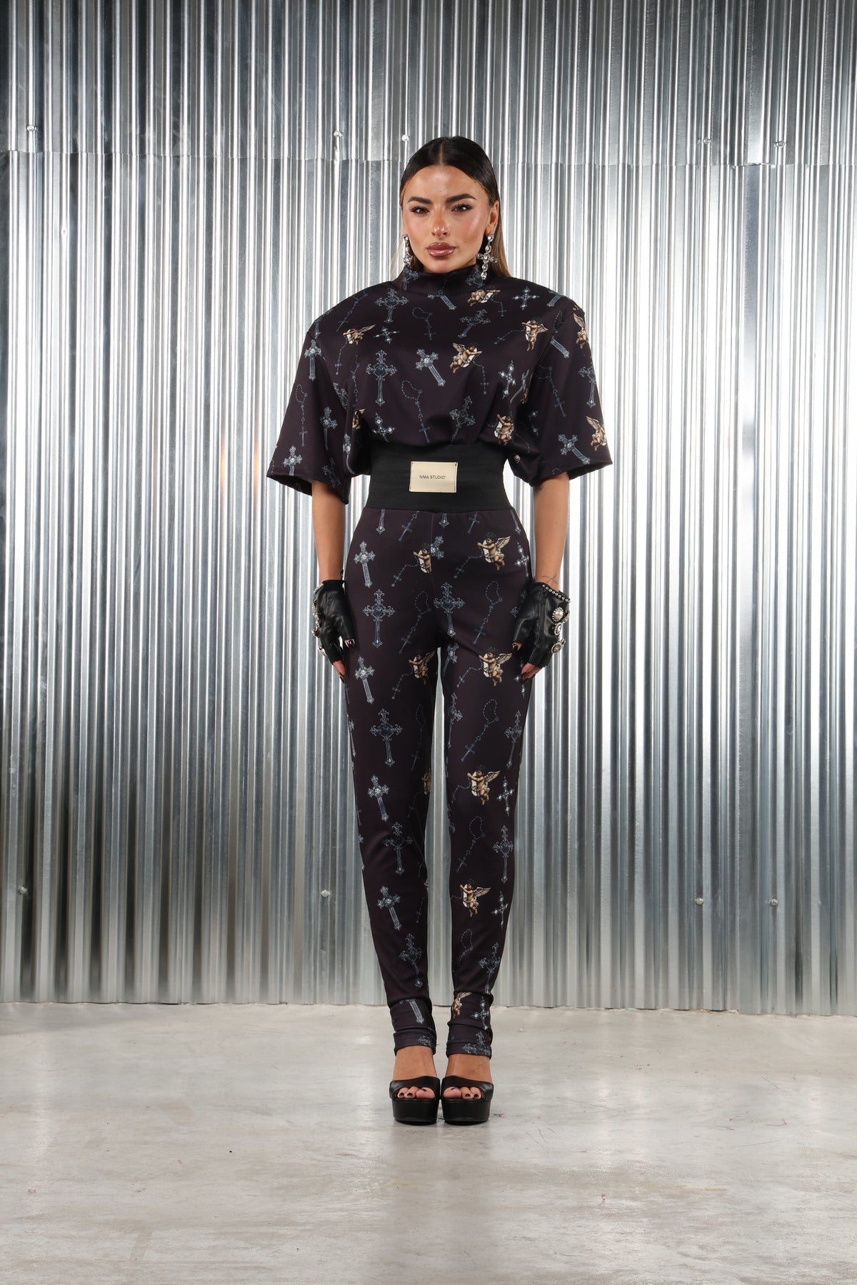 Leggins sacra pattern angeli