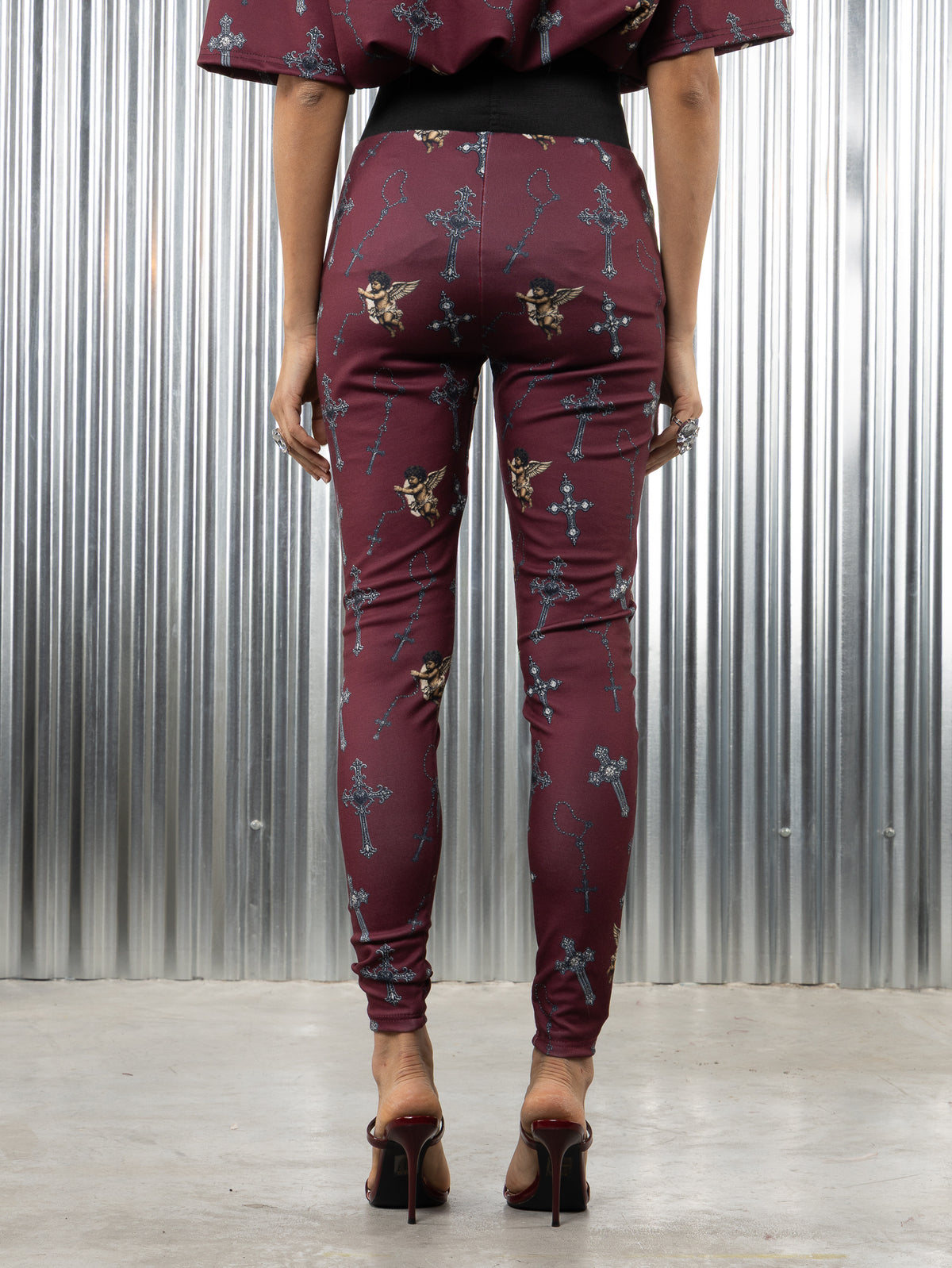Leggins sacra pattern angeli