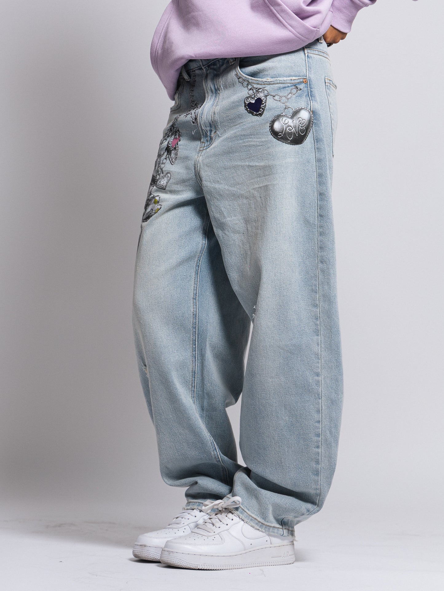 Denim catena silver