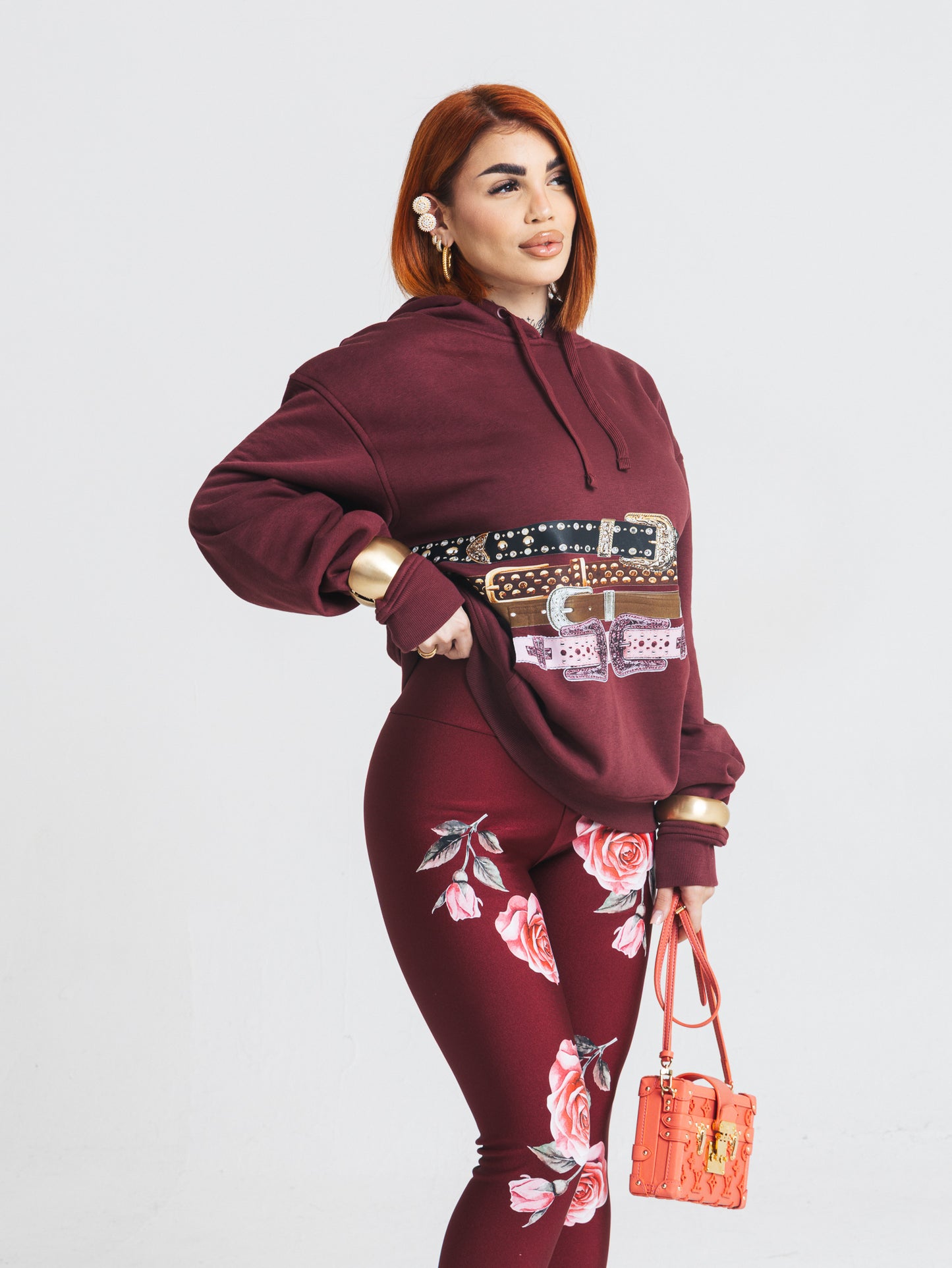 Box felpa cinture + leggins