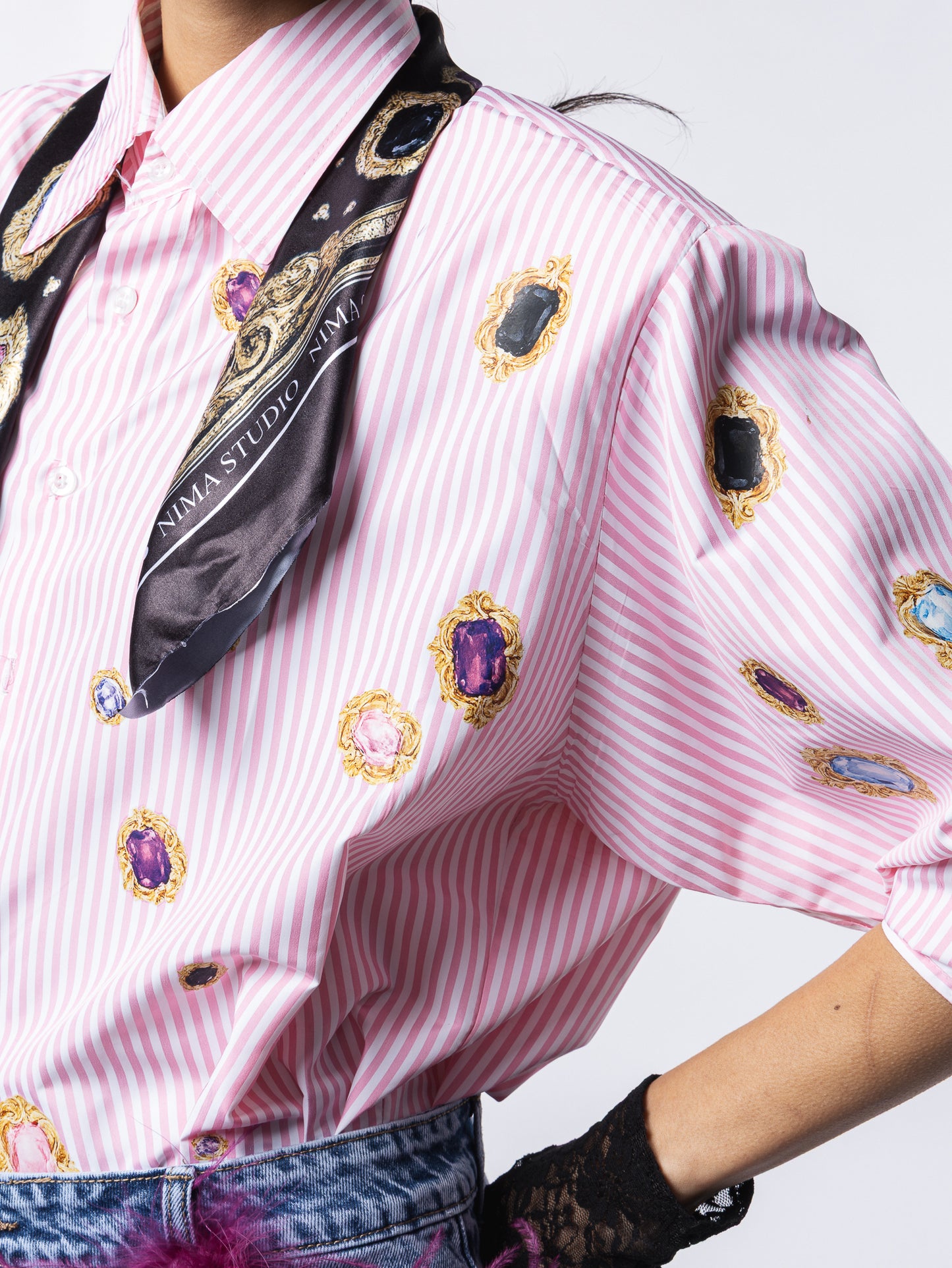 Camicia righe Divine Attitude