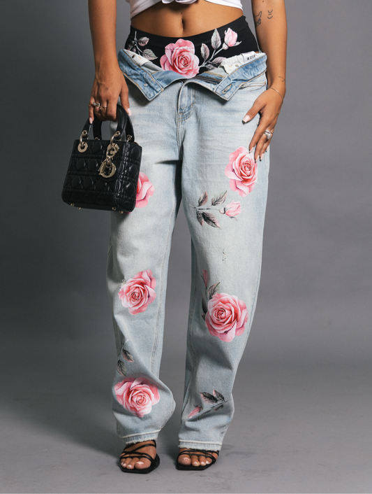 Ballon “rose denim