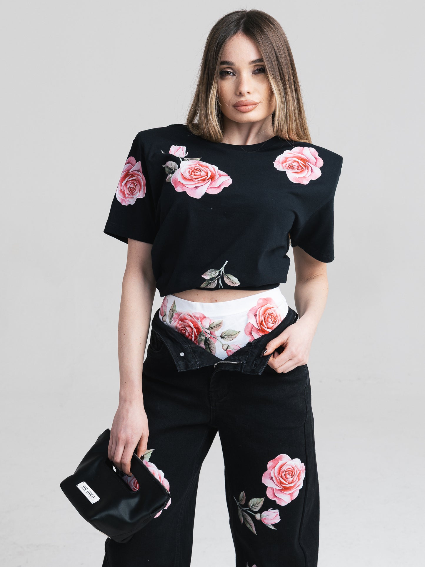 T-shirt Rose allprint