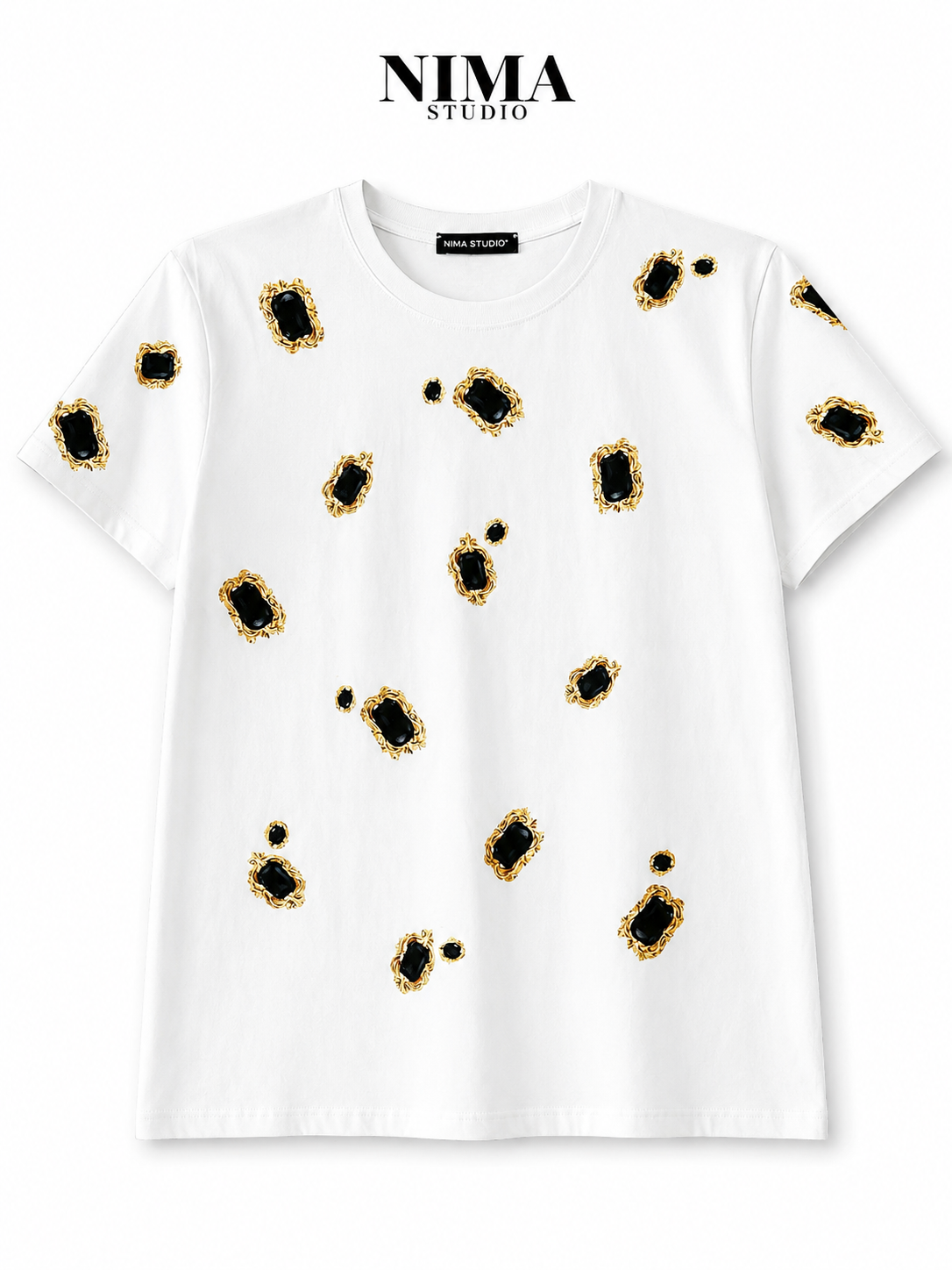 T-shirt bijoux allprint
