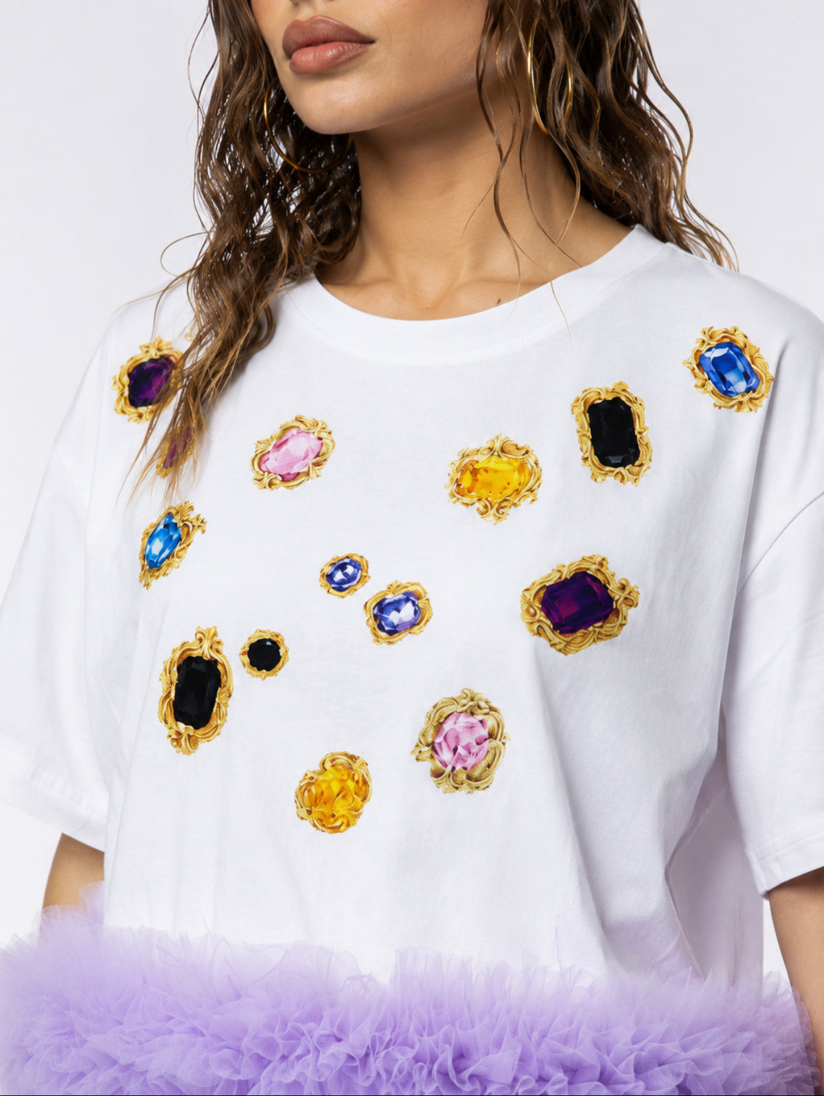 T-shirt rouches