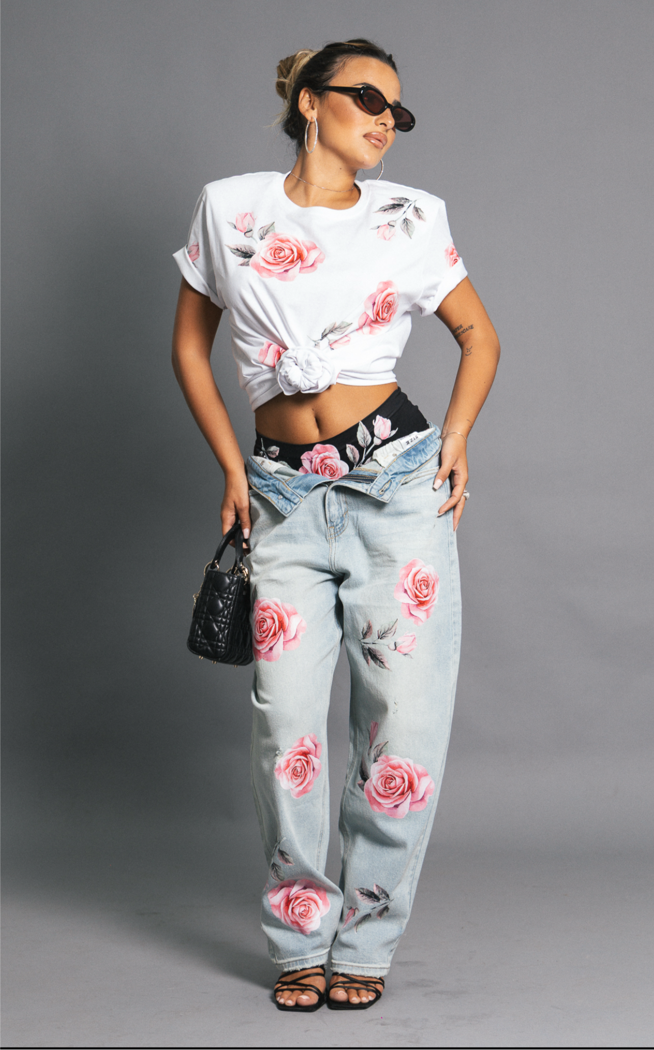 T-shirt Rose allprint