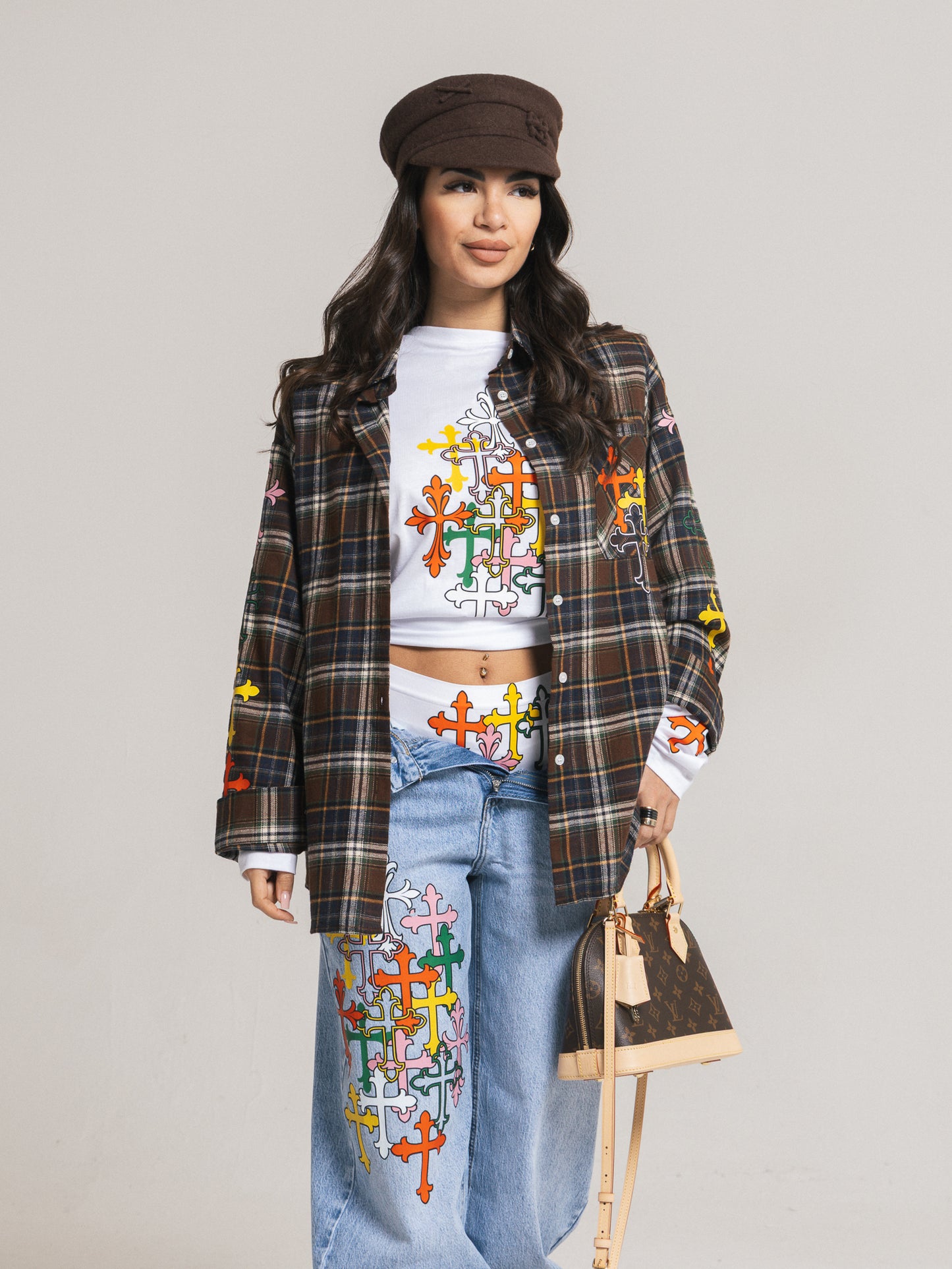 Camicia flanella quadri soy santa