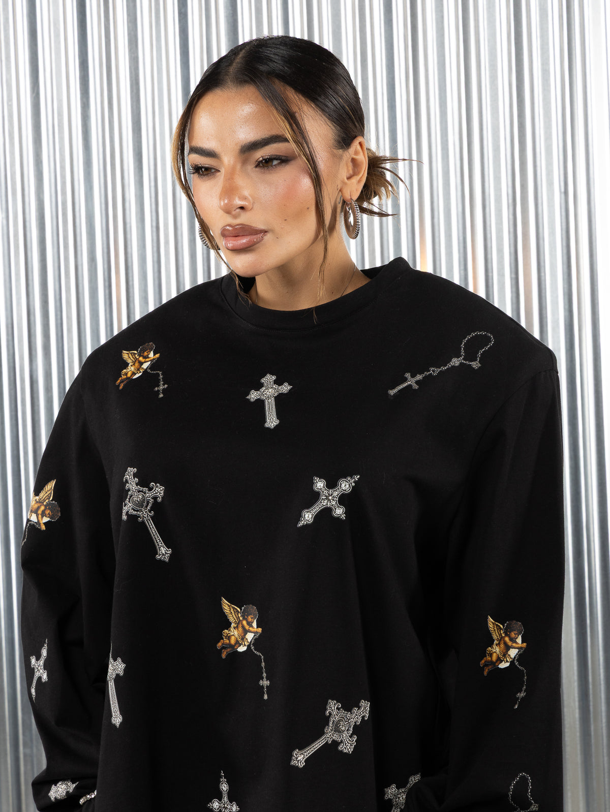 T-shirt angeli manica lunga