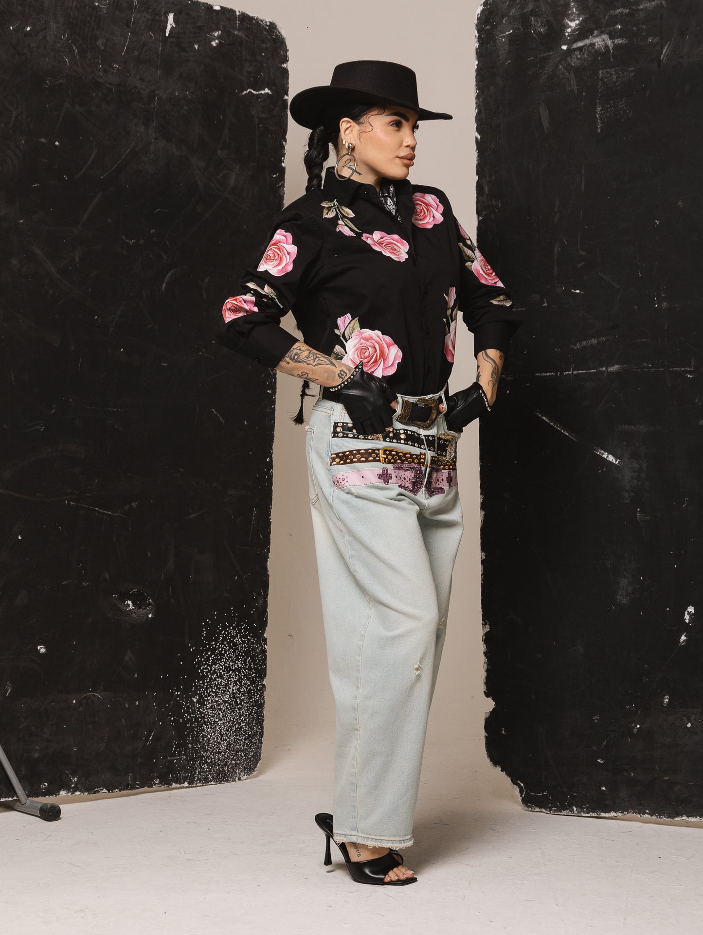 Denim soy santa cinture