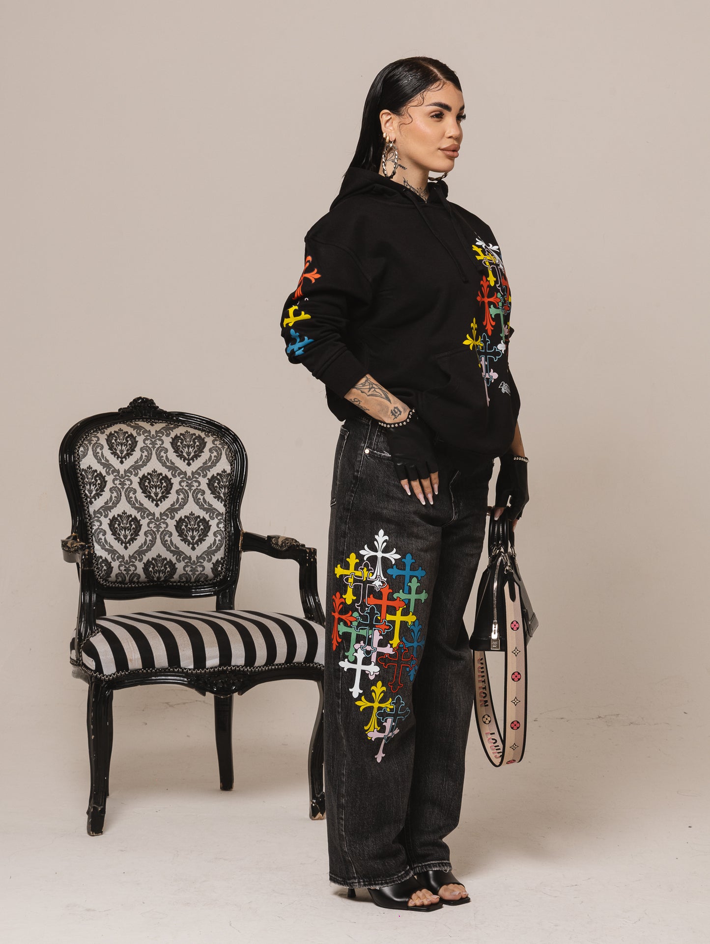 Felpa croci soy santa