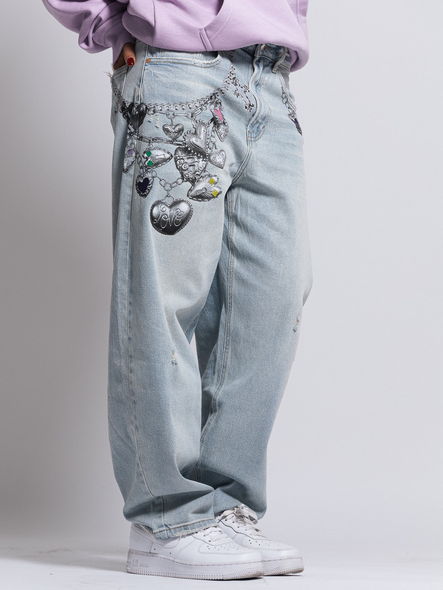 Denim catena silver