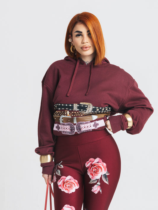 Box felpa cinture + leggins