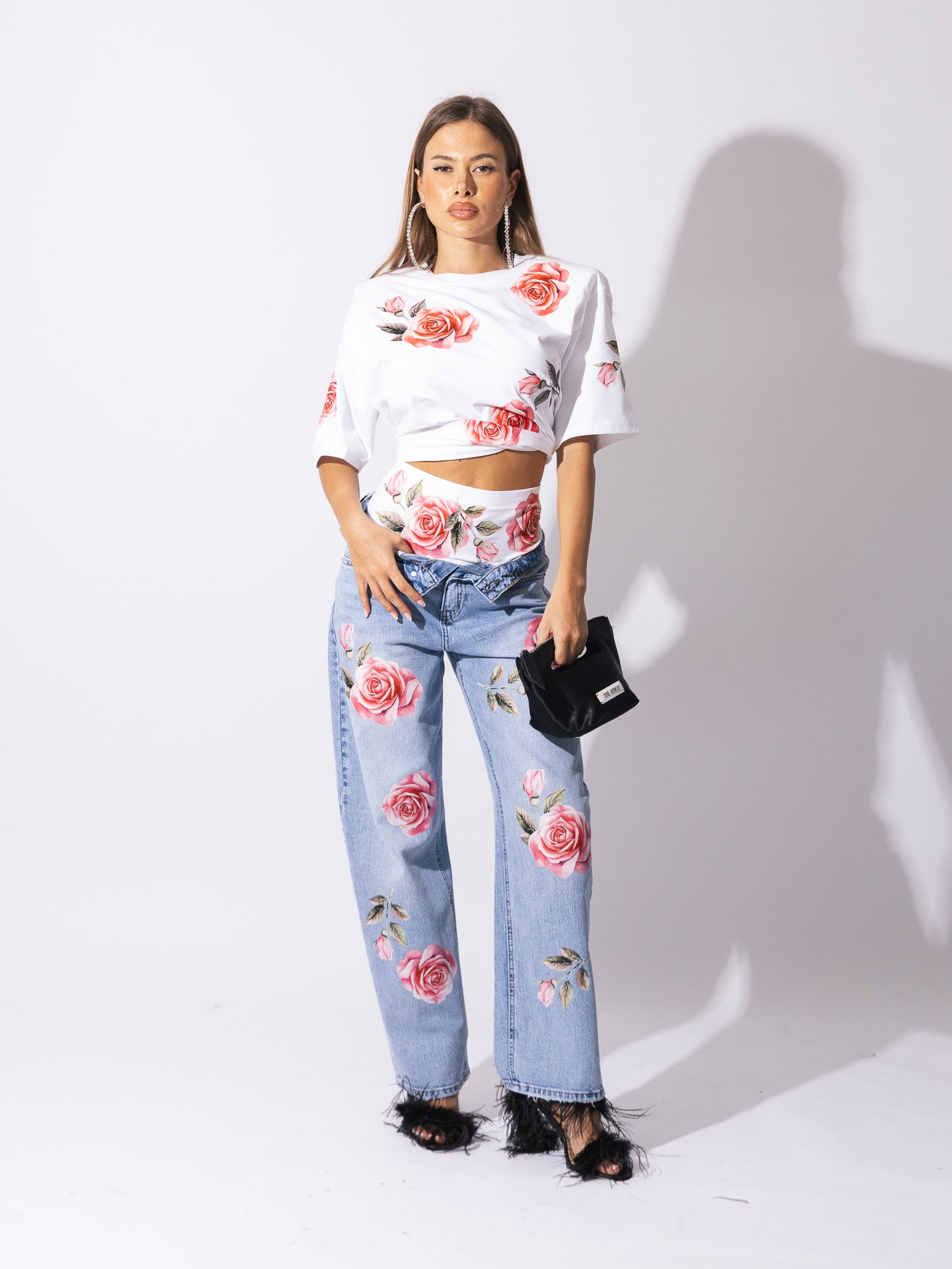 T-shirt Rose allprint