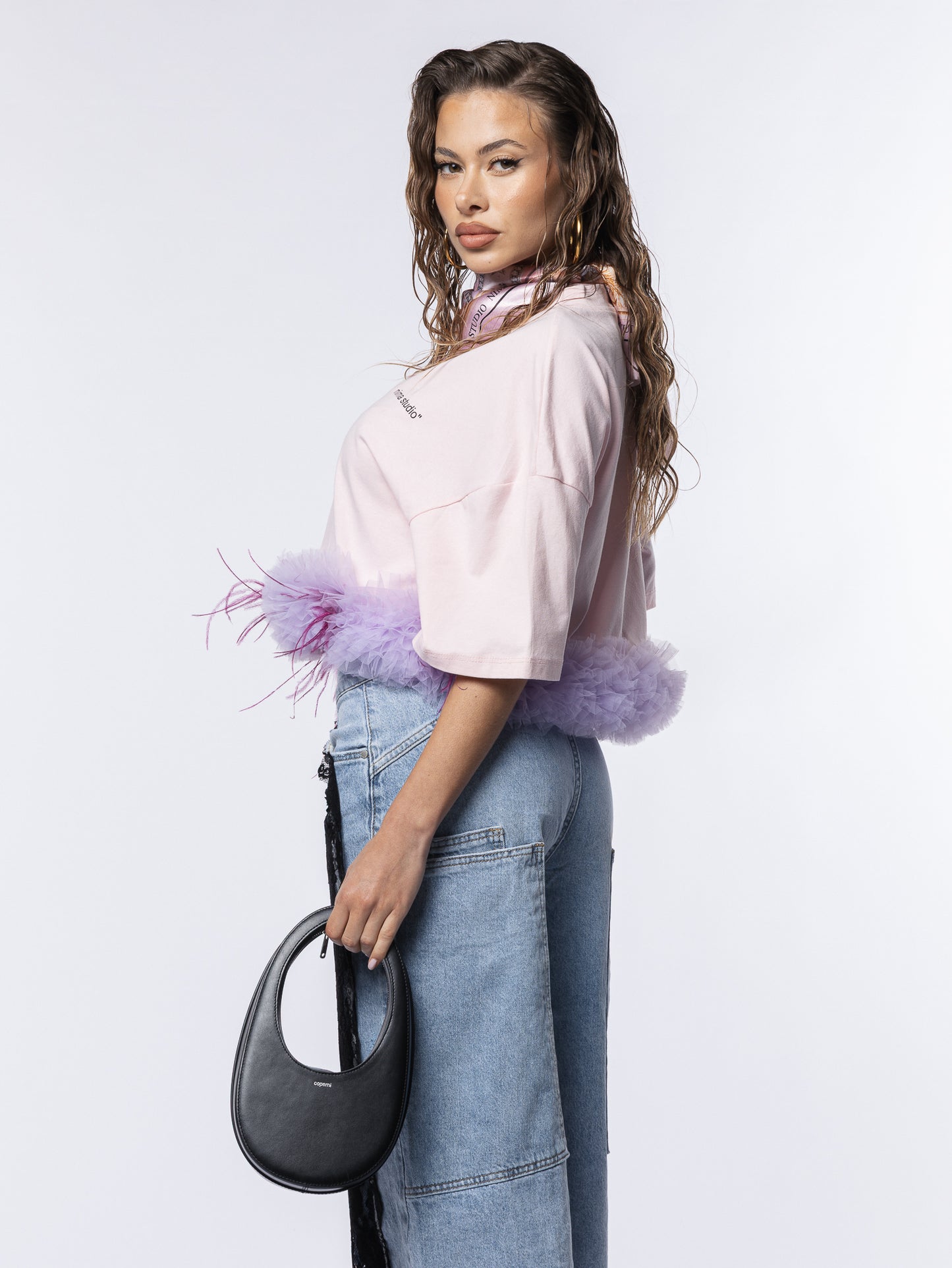 T-shirt divine attitude piume