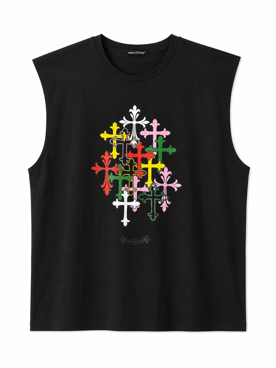 T-shirt giro manica soy santa croci rosa