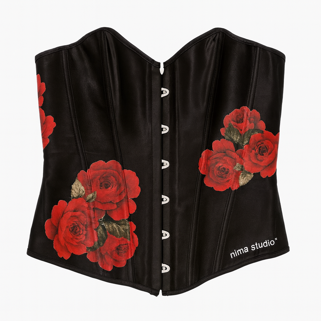 Top bustier stampa 3D