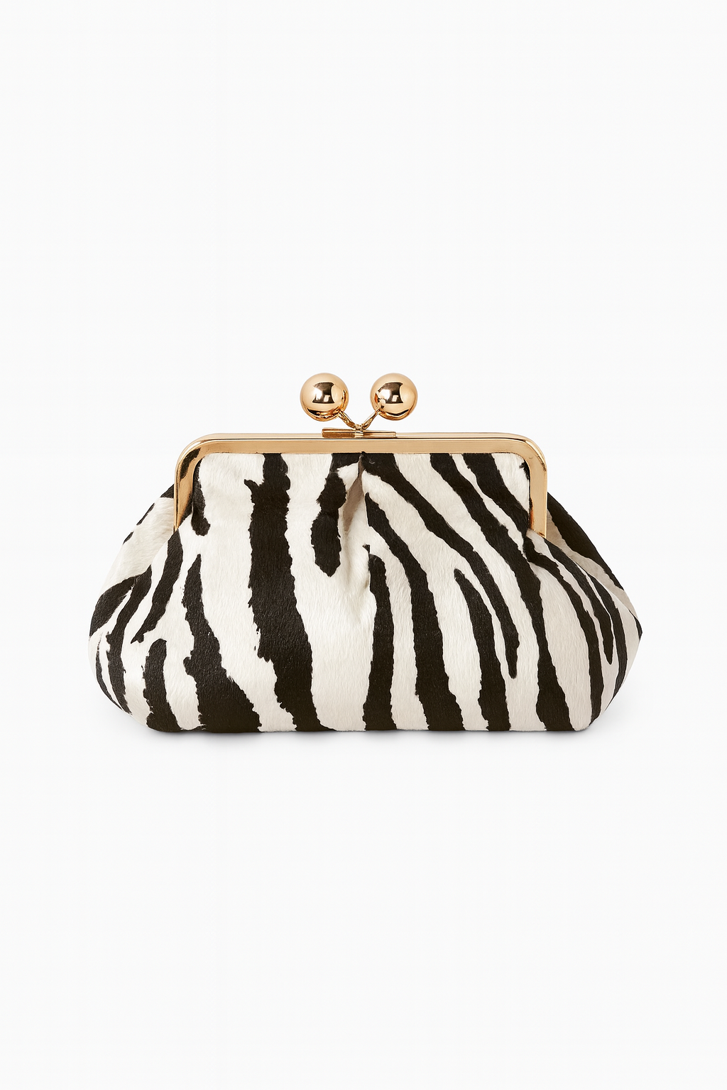 Alma clutch effetto zebra