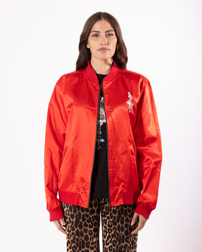 VIRGIN MARY Bomber Rosso