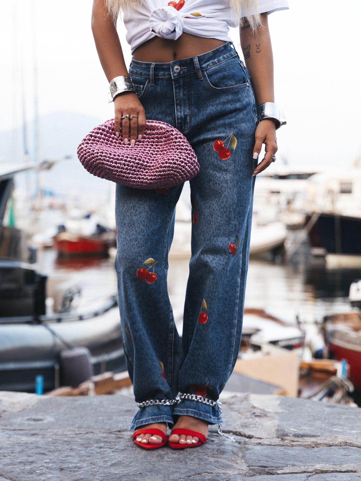 Denim cherry