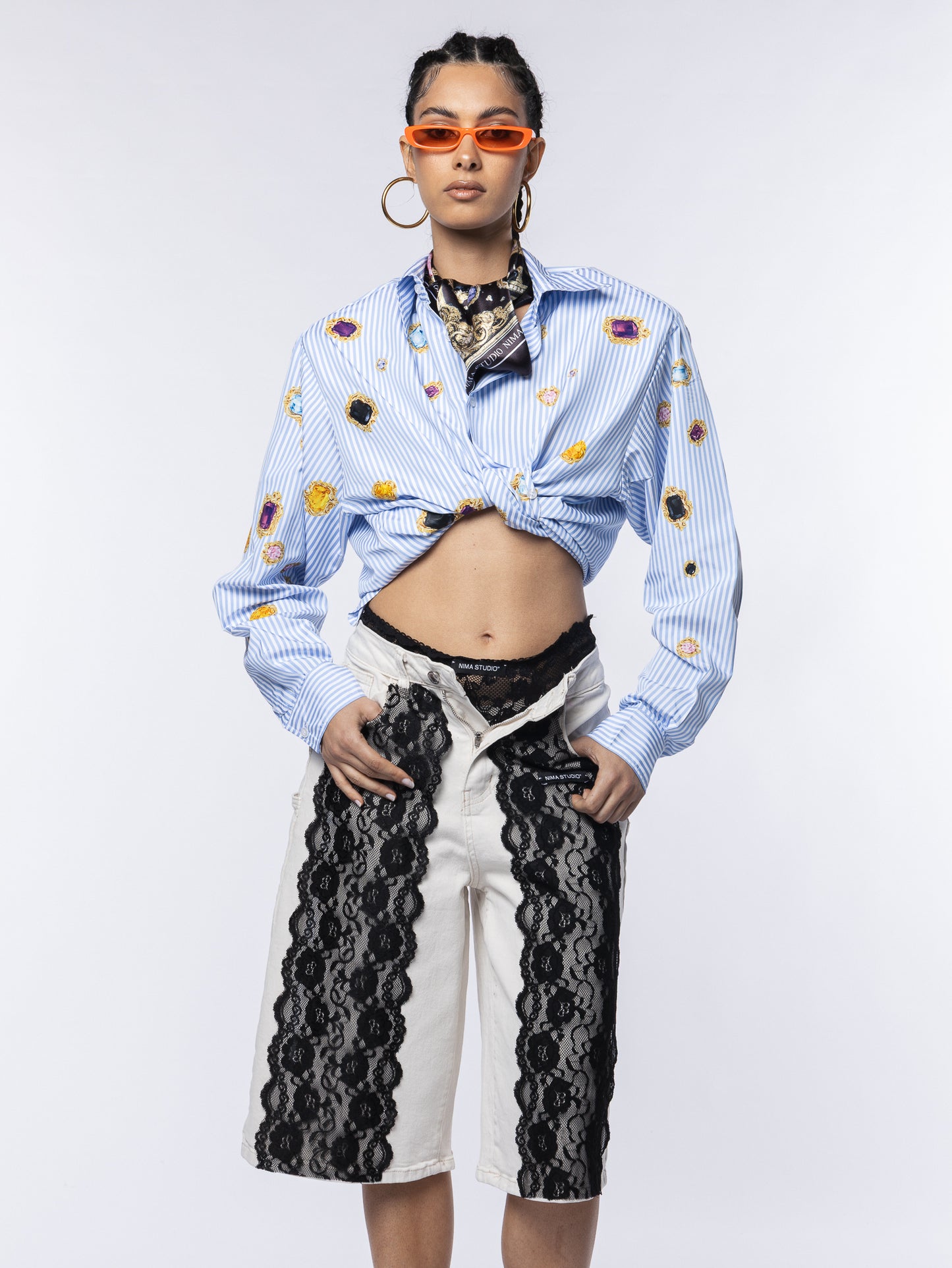 Camicia righe Divine Attitude