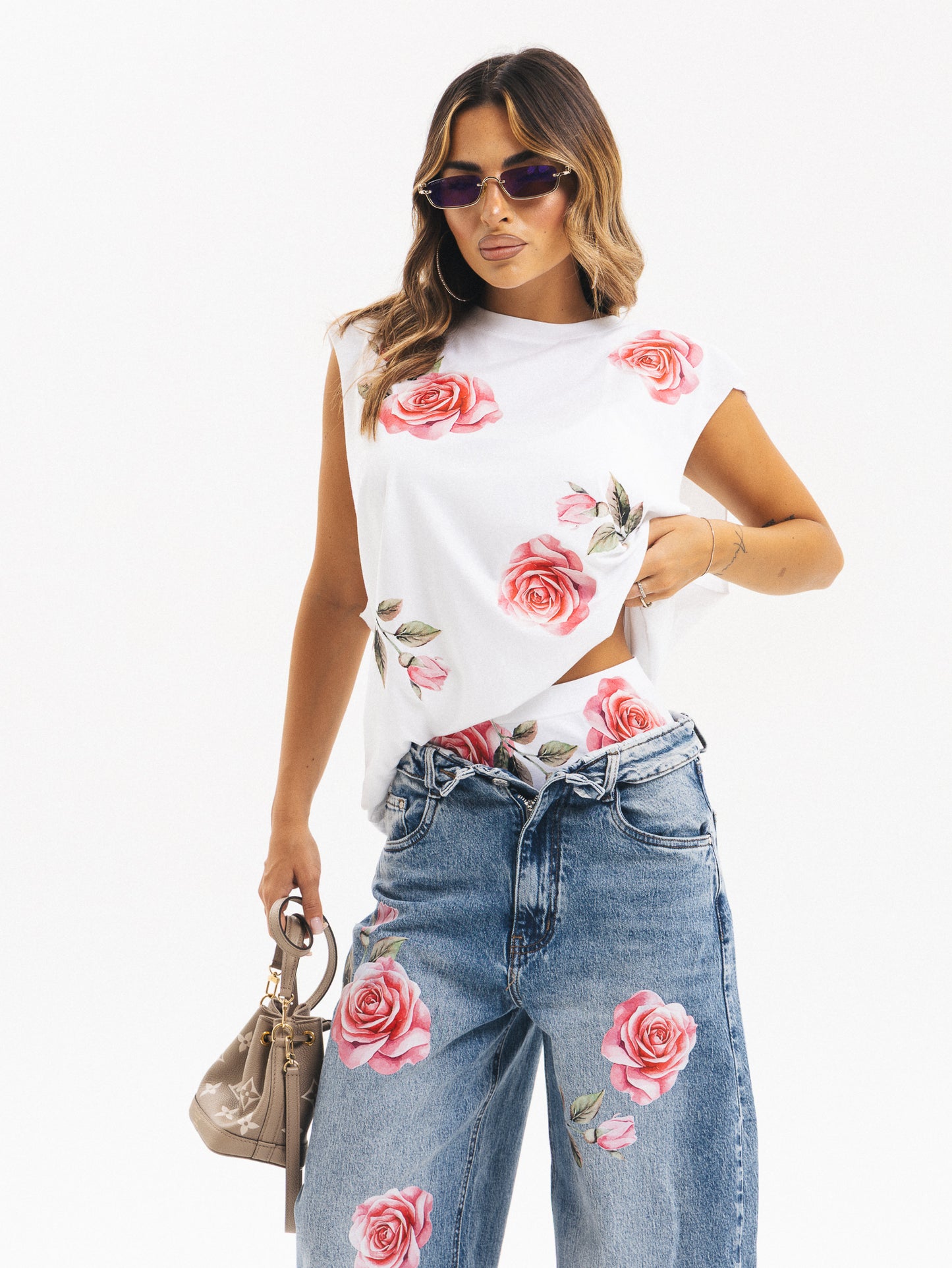 Slip stampa rose