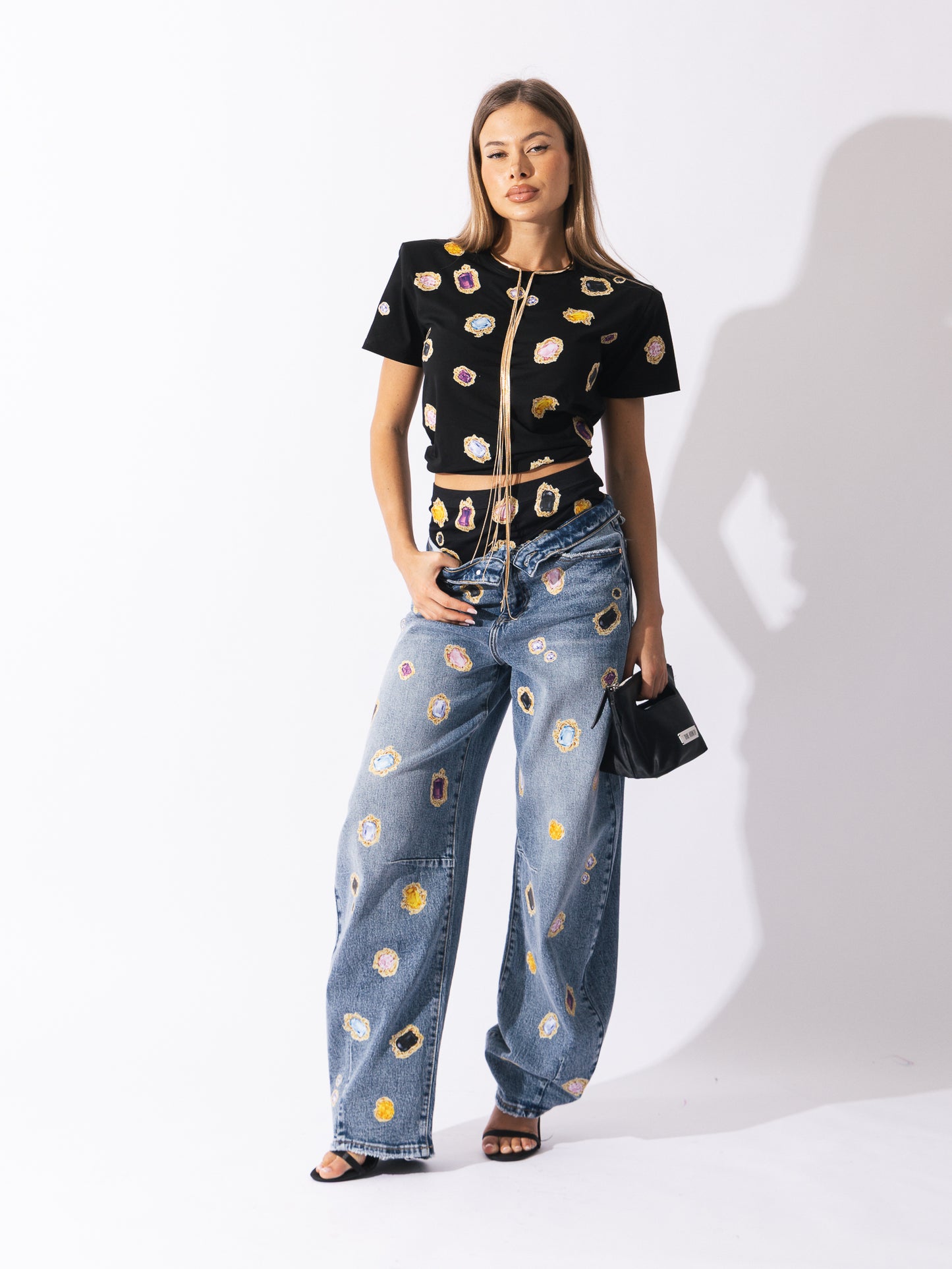T-shirt bijoux allprint